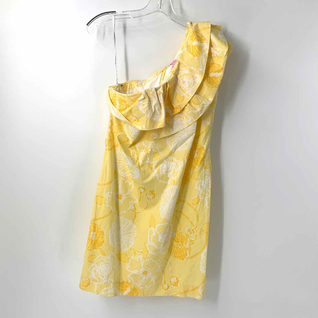 lilly pulitzer yellow dress Designer By In Yellow, Size: 0 Clothes Mentor West Chester PA #178 Flora Faille (75% Rayon Lilly Pulitzer Mariella Scallop Yellow