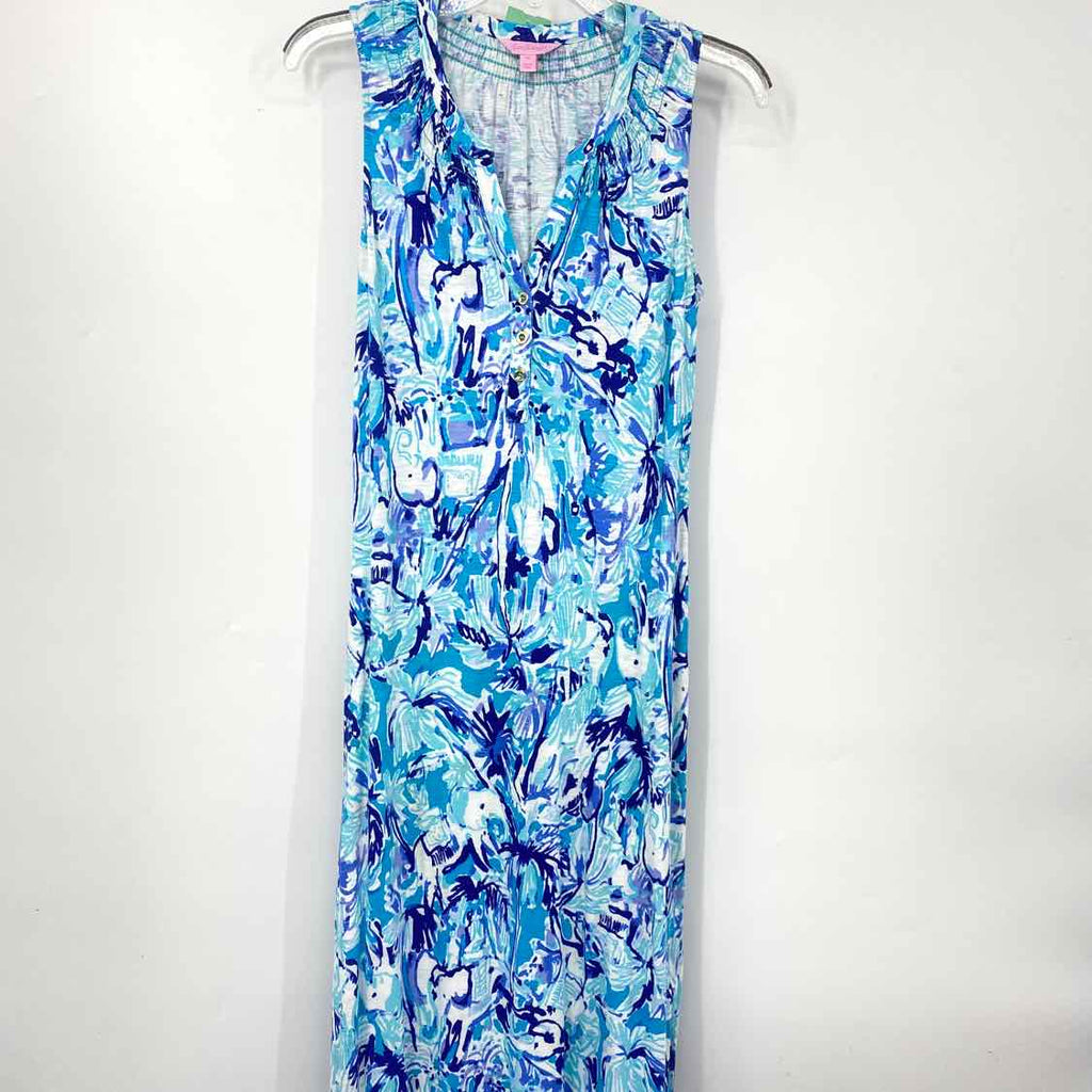 Size X-SMALL LILLY PULITZER Turquoise Blue Dress
