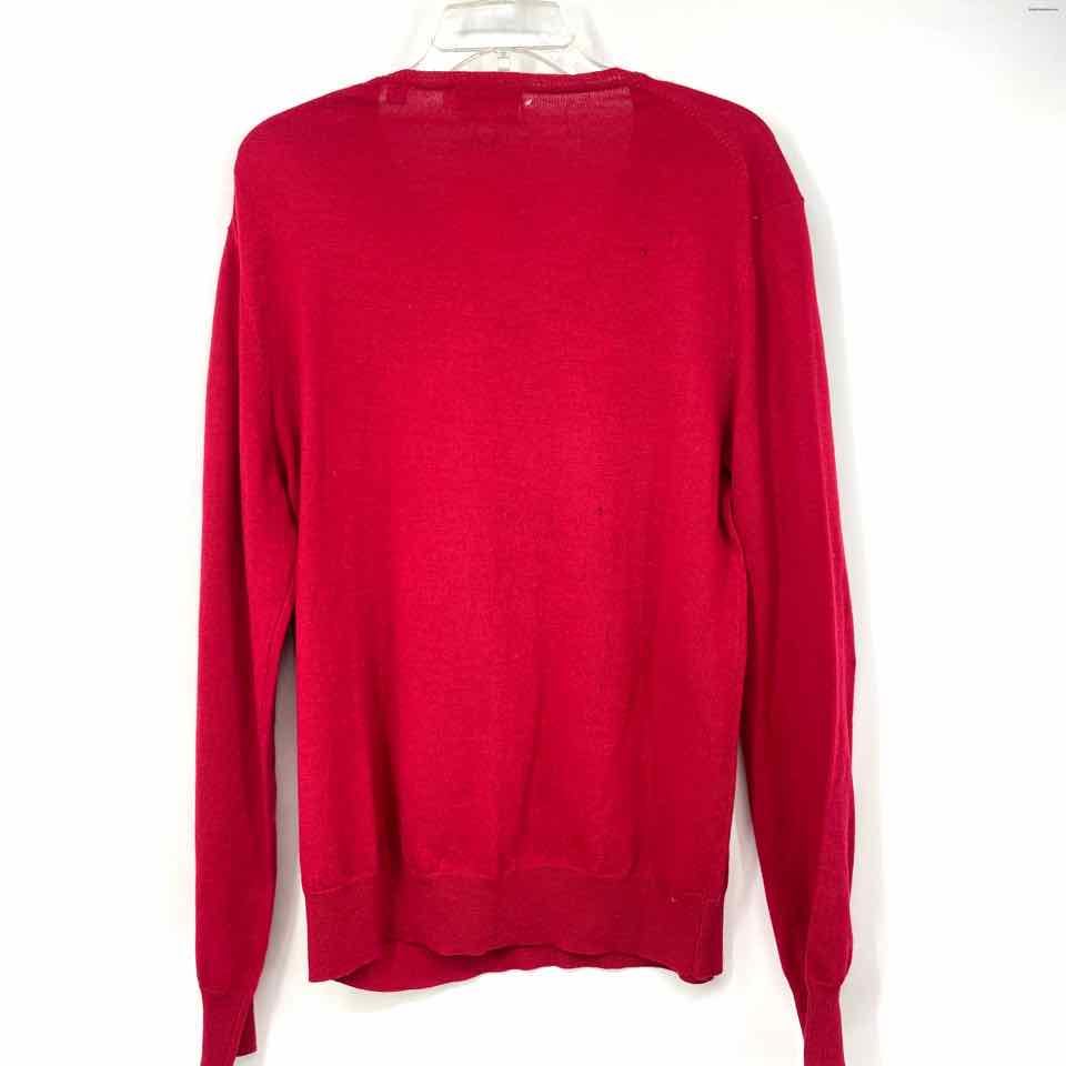 Size LARGE CALVIN KLEIN Red Men's Sweater