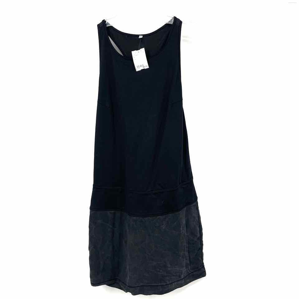 lululemon black dress Align High-Neck C/D Cup *Sleek Liner Designed For Yoga And Casual Lululemon Rejuvenate Dress - Black