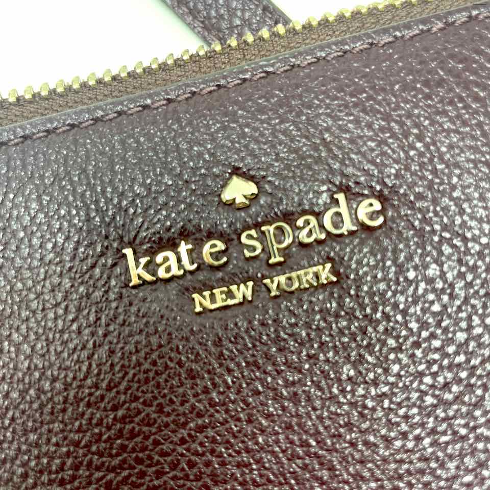 KATE SPADE Burgundy Pebblegrain Handbag – Shop Prior Attire