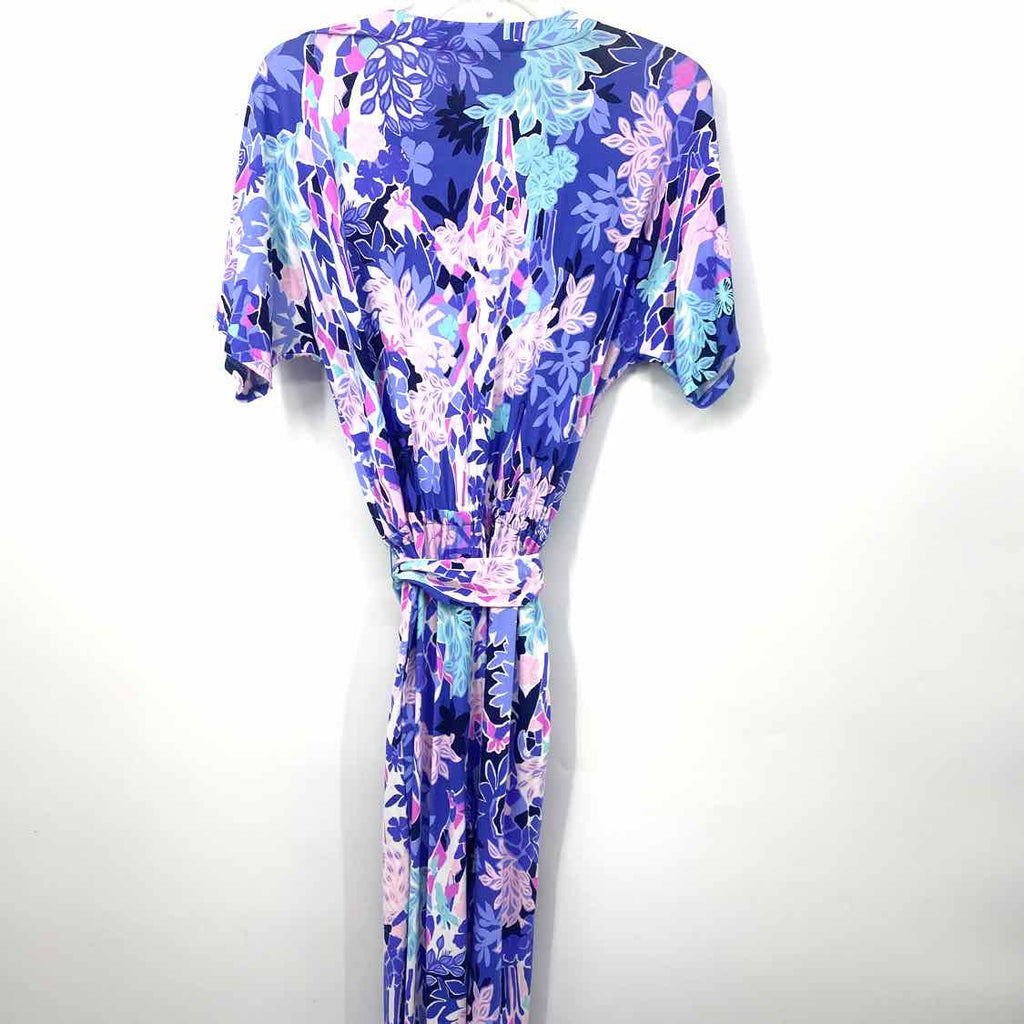 Size X-SMALL LILLY PULITZER Blue Pink Floral Dress
